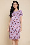Zivame Toy Story Knit Cotton Knee Length Sleep Dress - Orchid Bloom — thumbnail 2